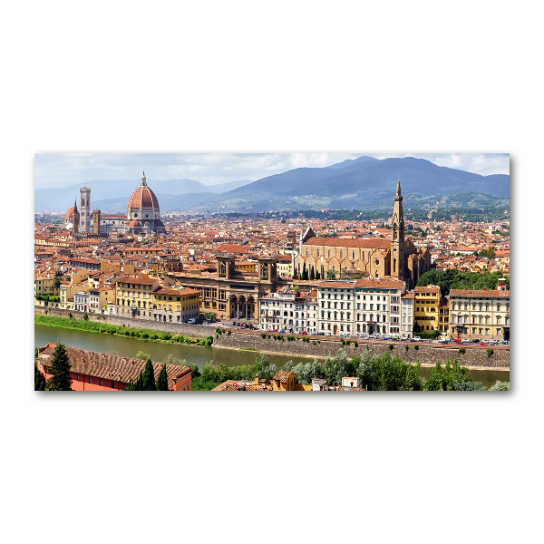 Glasbild Florenz, Italien