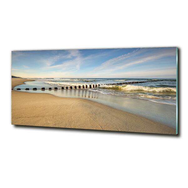 Foto glasbild Strand an der Ostsee