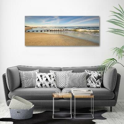 Foto glasbild Strand an der Ostsee