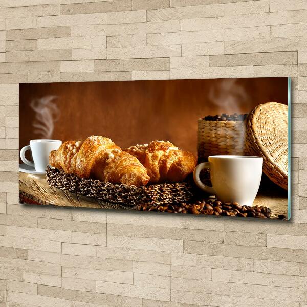 Glasbild Frühstück