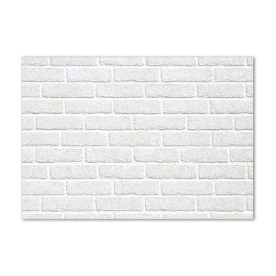 Glasbild Ziegelmauer