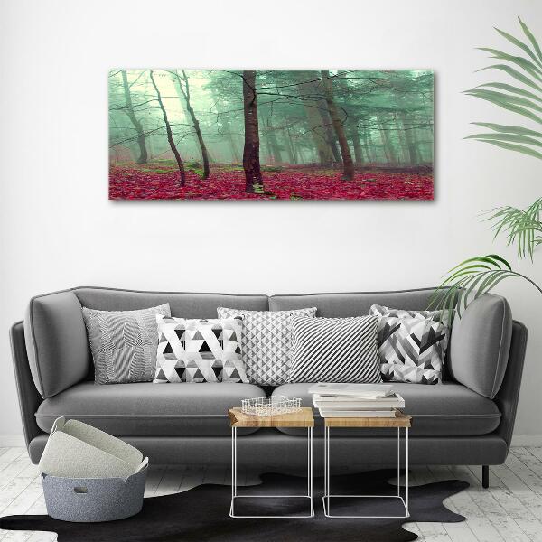 Foto glasbild Herbstblätter