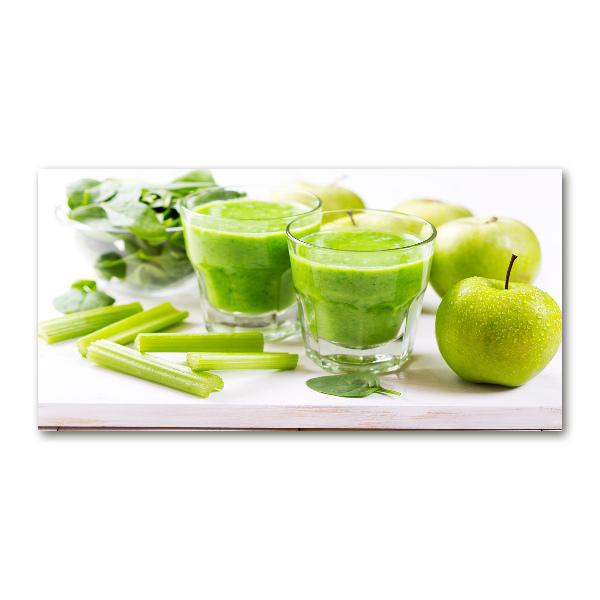 Glasbild Grüner Cocktail