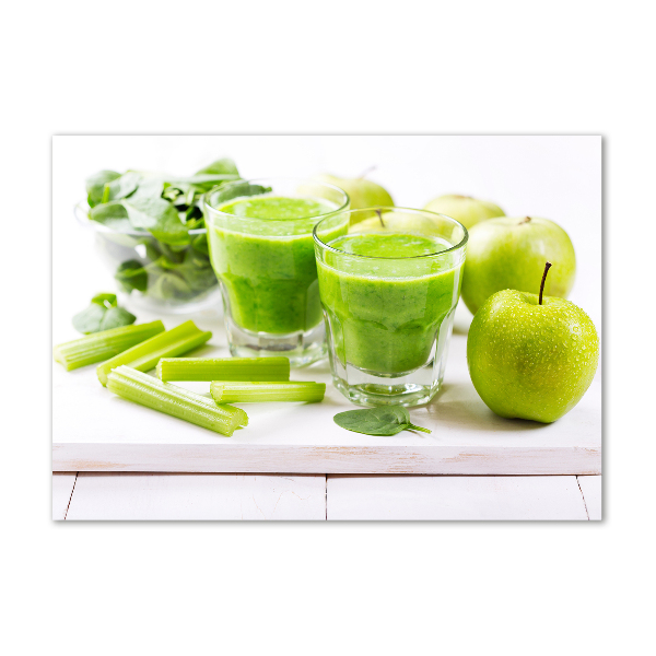 Glasbild Grüner Cocktail