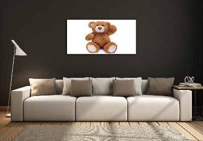 Glasbild Teddybär