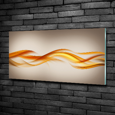 Bild auf glas Abstrakte Wellen