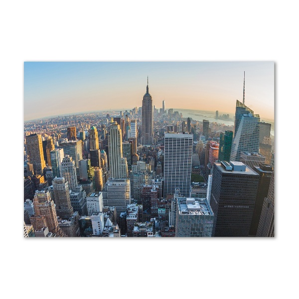 Glasbild Manhattan, New York