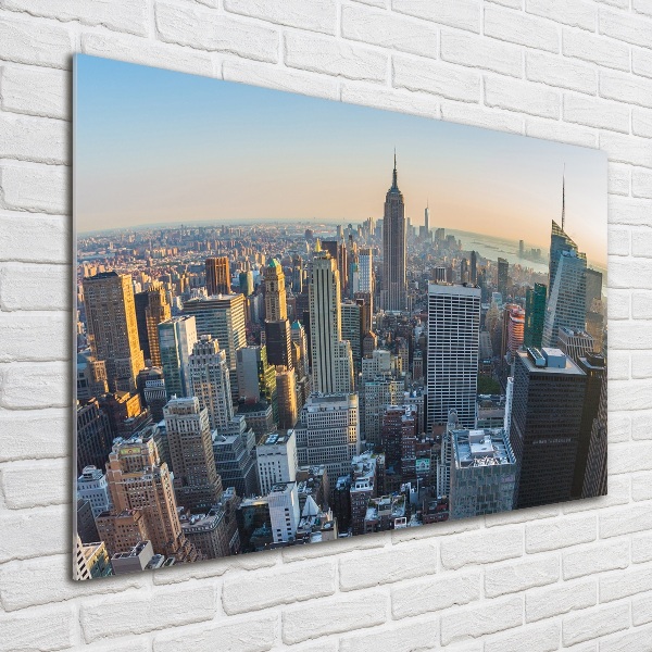 Glasbild Manhattan, New York
