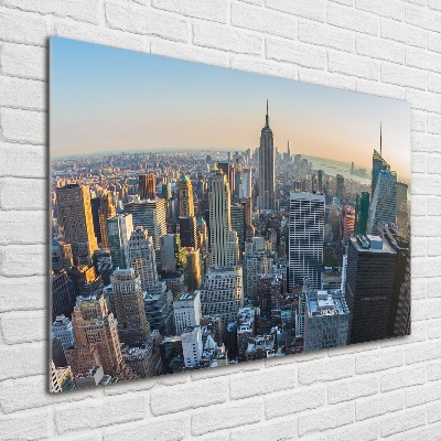 Glasbild Manhattan, New York