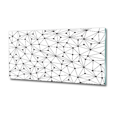 Foto glasbild Linien und Kreise