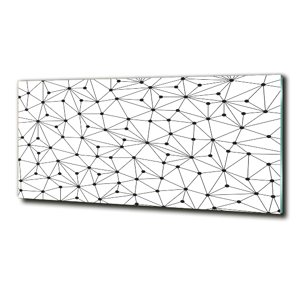 Foto glasbild Linien und Kreise