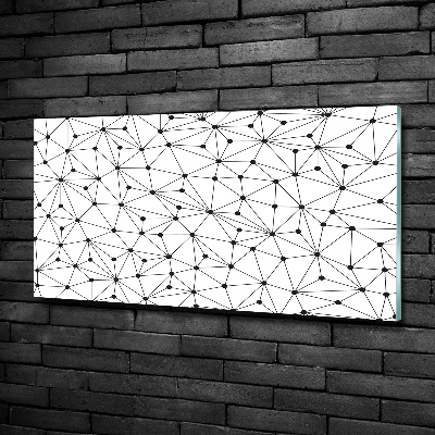 Foto glasbild Linien und Kreise