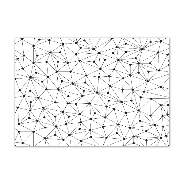 Foto glasbild Linien und Kreise