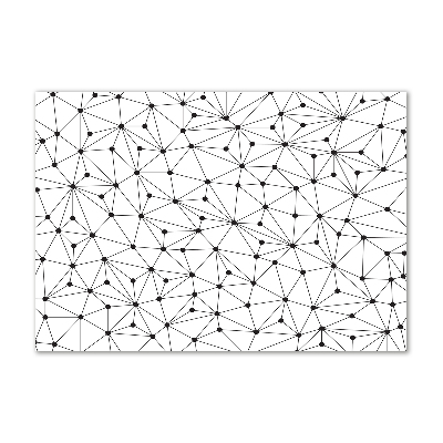 Foto glasbild Linien und Kreise