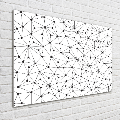 Foto glasbild Linien und Kreise