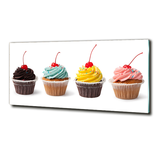 Bild auf glas Cupcakes