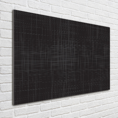 Glasbild Leinenstruktur