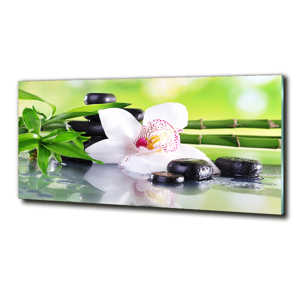 Foto glasbild Orchidee