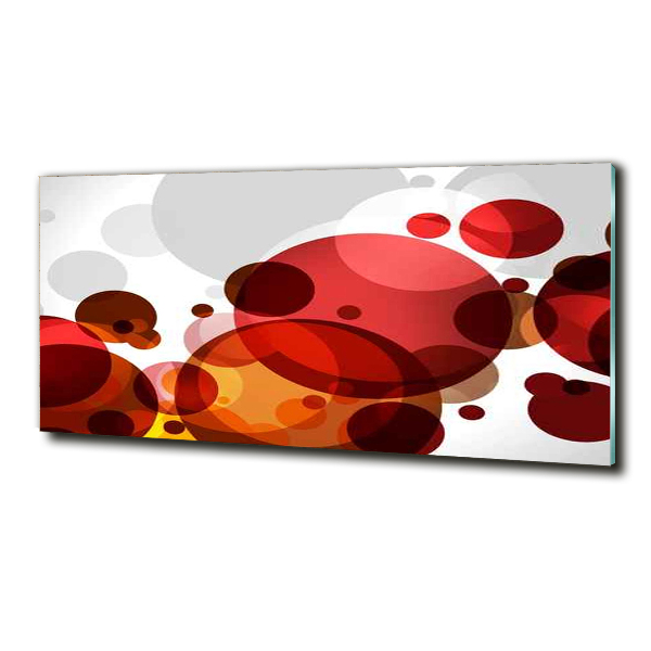 Bild auf glas Kreisabstraktion