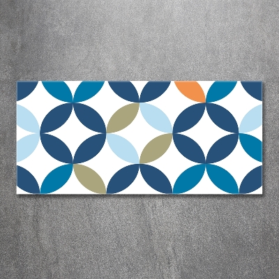 Foto glasbild Geometrischer Hintergrund