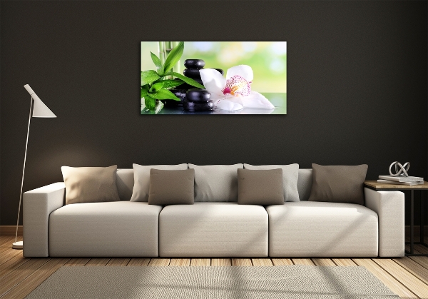 Foto glasbild Orchidee