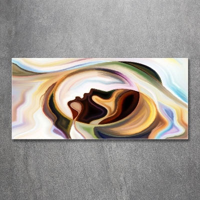 Foto glasbild Abstraktion