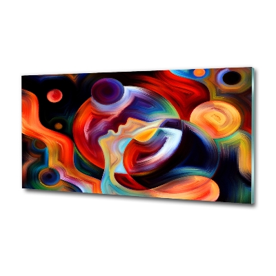 Foto glasbild Abstraktion