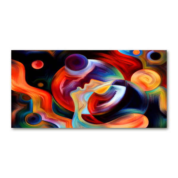 Foto glasbild Abstraktion