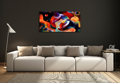 Foto glasbild Abstraktion