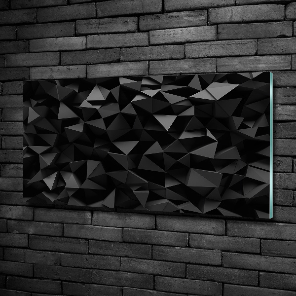 Glasbild 3D-Abstraktion