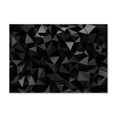 Glasbild 3D-Abstraktion