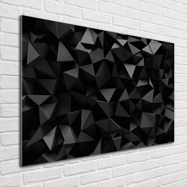 Glasbild 3D-Abstraktion