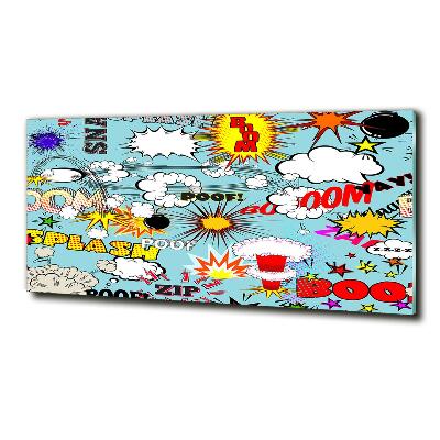 Bild auf glas Comics