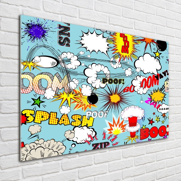 Bild auf glas Comics