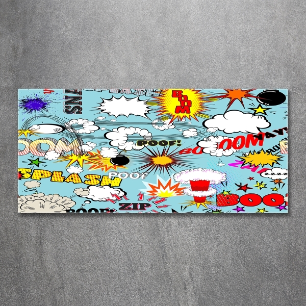 Bild auf glas Comics