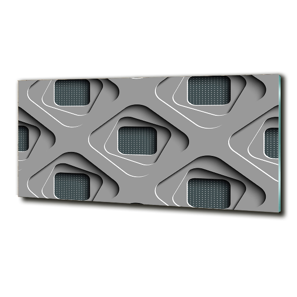 Foto glasbild 3D-Abstraktion