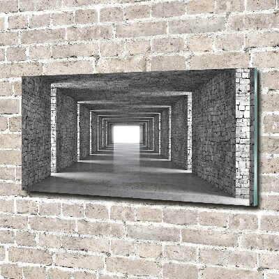 Foto glasbild Ziegeltunnel