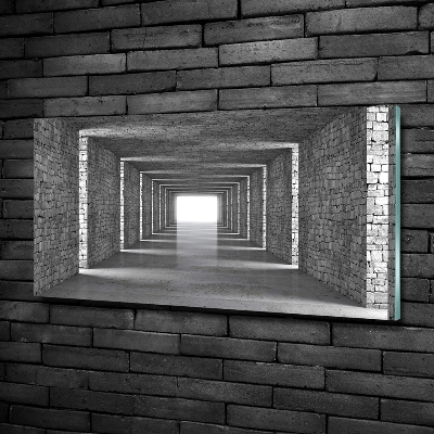 Foto glasbild Ziegeltunnel