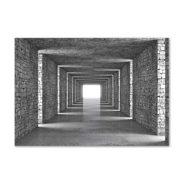 Foto glasbild Ziegeltunnel