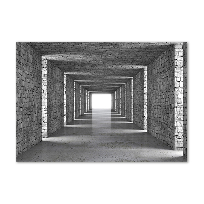 Foto glasbild Ziegeltunnel