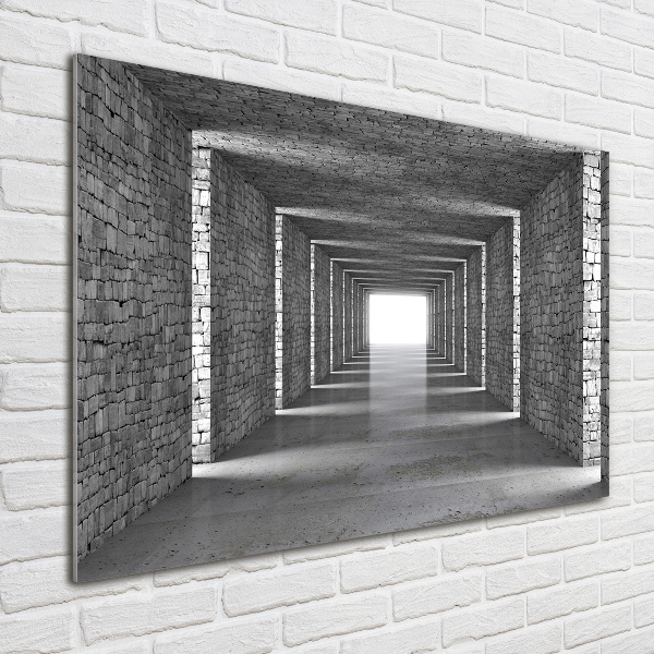 Foto glasbild Ziegeltunnel