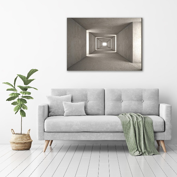 Bild auf glas Betontunnel