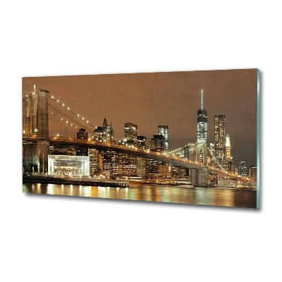 Foto glasbild Manhattan, New York