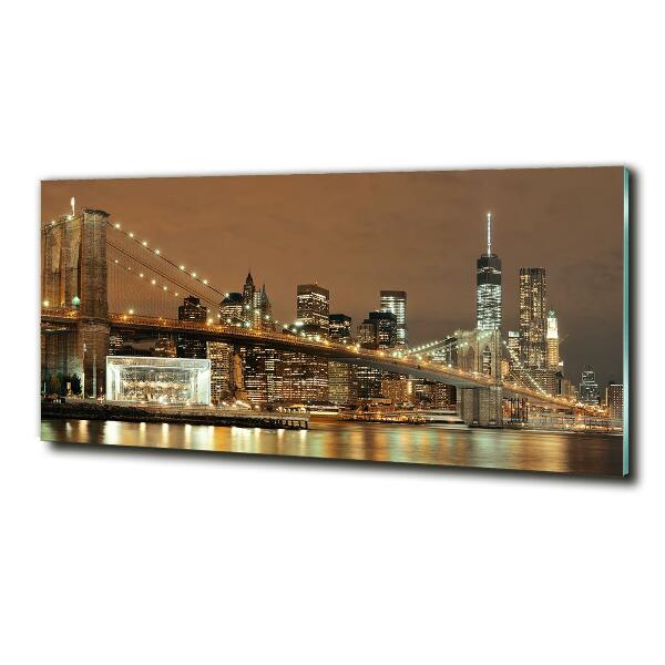 Foto glasbild Manhattan, New York