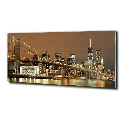 Foto glasbild Manhattan, New York