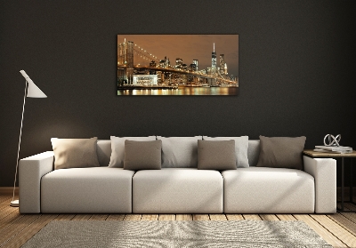 Foto glasbild Manhattan, New York