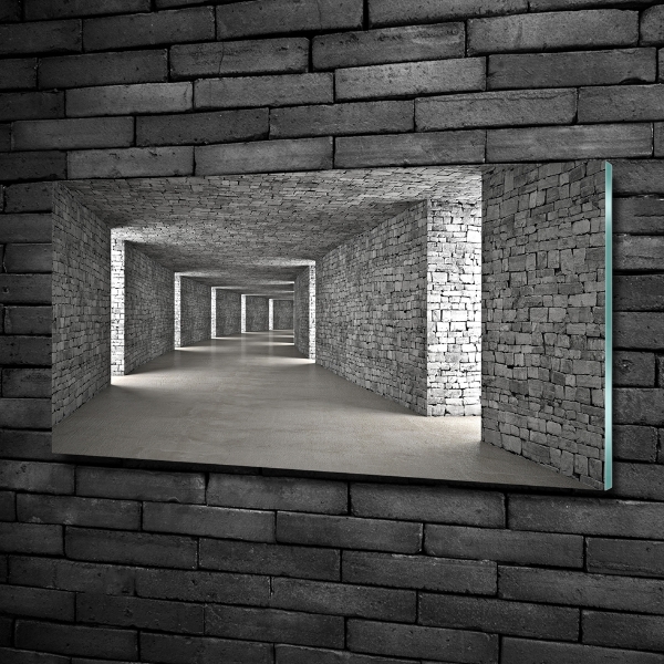 Glasbild Ziegeltunnel