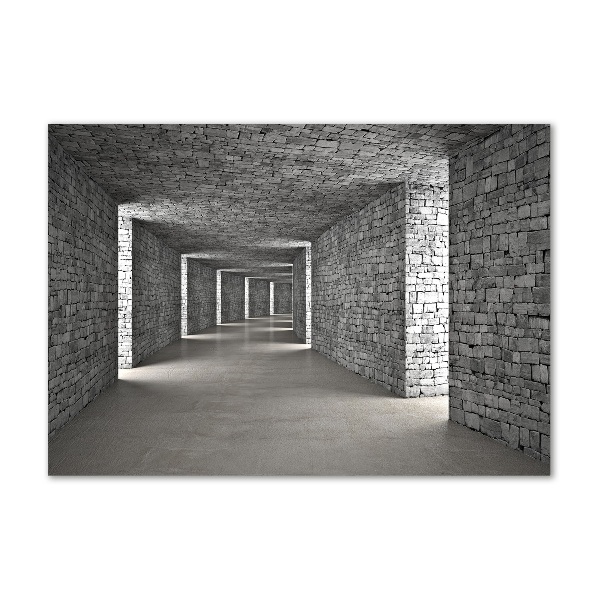 Glasbild Ziegeltunnel