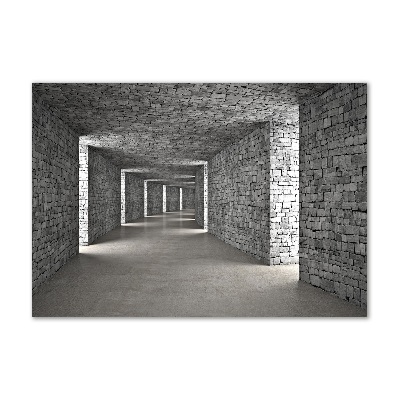 Glasbild Ziegeltunnel