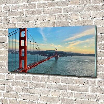 Bild auf glas San Francisco Brücke